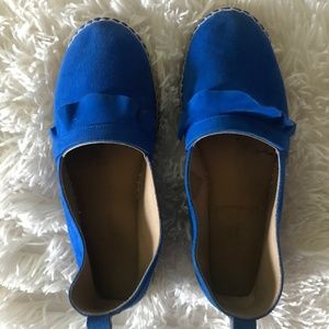Blue Suede Espadrilles